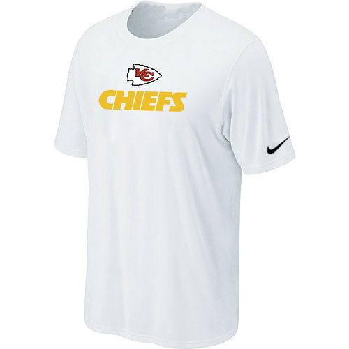 Nike Kansas City Chiefs Authentic Logo NFL T-Shirt - White